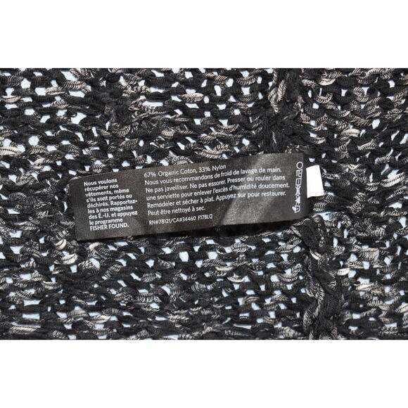 A5 NEW EILEEN FISHER Cotton/Nylon Knit Short Sleeve V-Neck Pullover Sweater Sz M - Picture 5 of 5